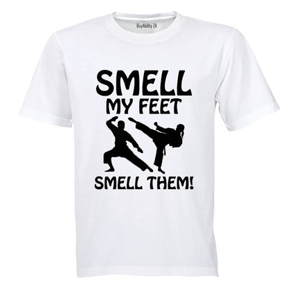 Smell My Feet - Karate - Kids T-Shirt - BuyAbility South Africa