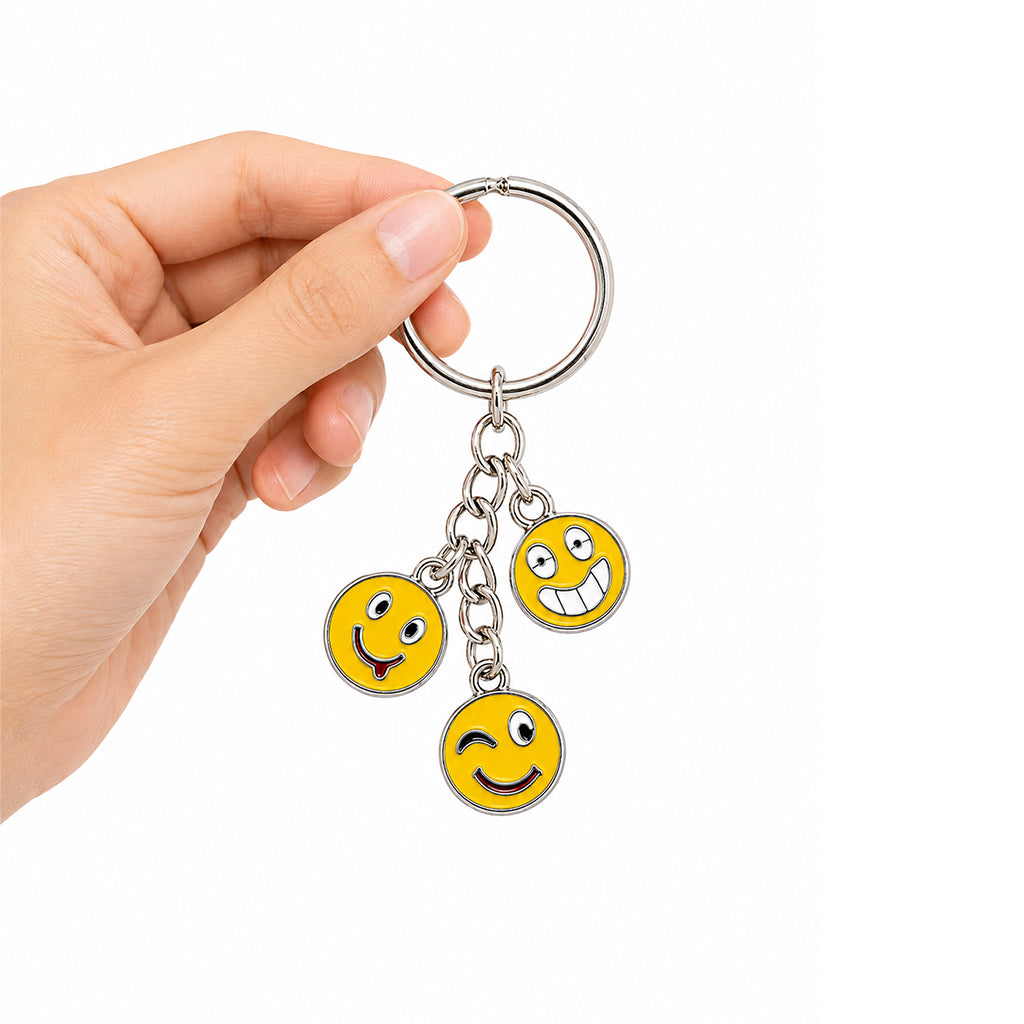 Happy Faces Keyring