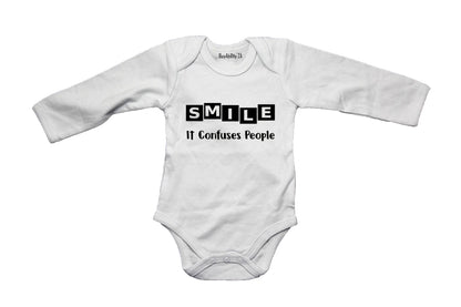 SMILE - it confuses people! - Baby Grow