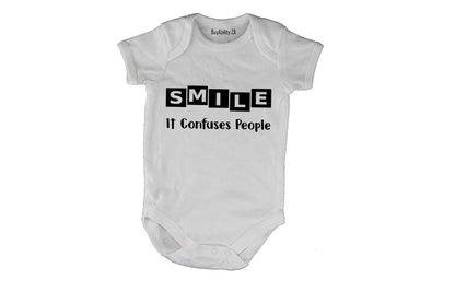 SMILE - it confuses people! - Baby Grow