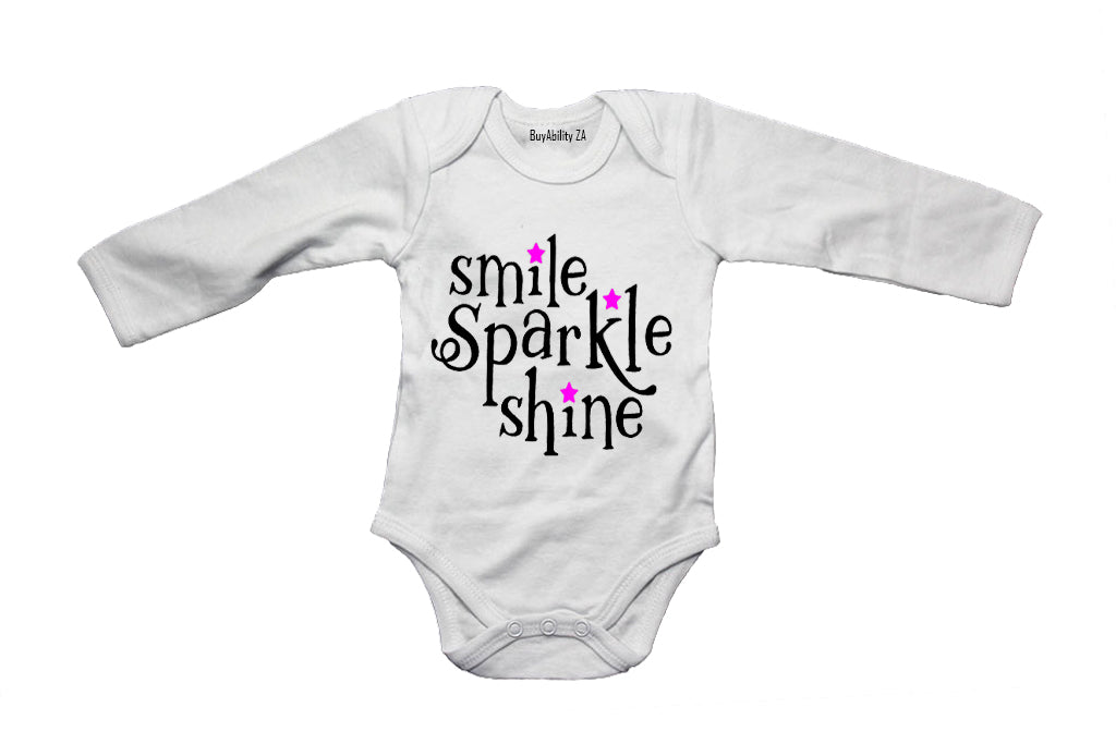 Smile. Sparkle. Shine - Baby Grow