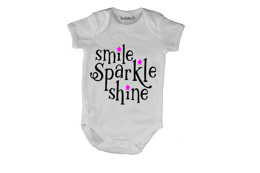 Smile. Sparkle. Shine - Baby Grow