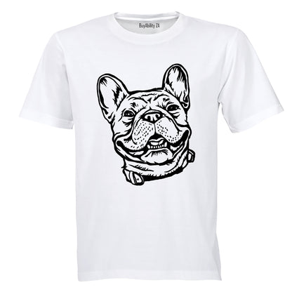 Smiling French Bulldog - Kids T-Shirt
