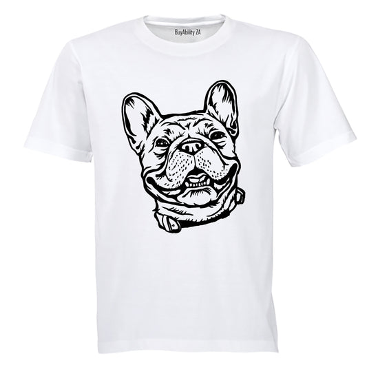 Smiling French Bulldog - Kids T-Shirt