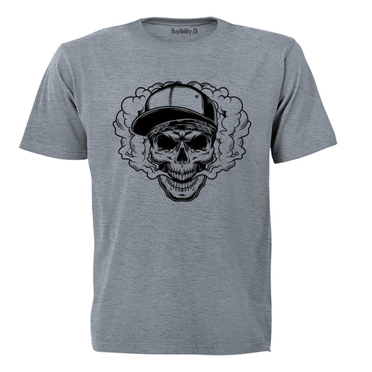 Smoke Skull - Halloween - Adults - T-Shirt