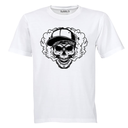Smoke Skull - Halloween - Adults - T-Shirt
