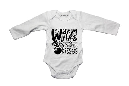 Snowman Kisses - Christmas - Baby Grow