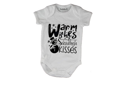 Snowman Kisses - Christmas - Baby Grow