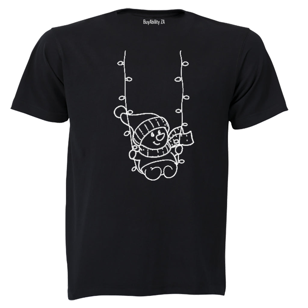 Snowman Swing - Christmas - Adults - T-Shirt - BuyAbility South Africa