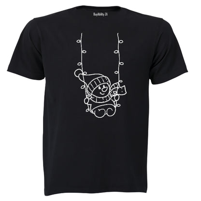 Snowman Swing - Christmas - Adults - T-Shirt - BuyAbility South Africa