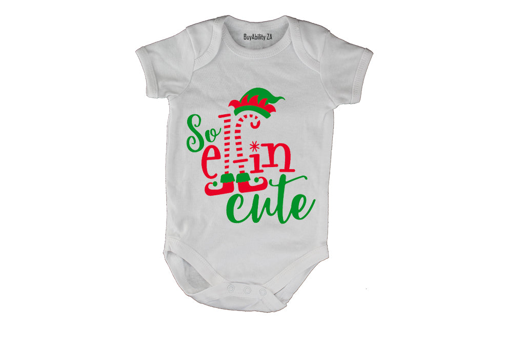 So Elfin' Cute - Christmas - Baby Grow