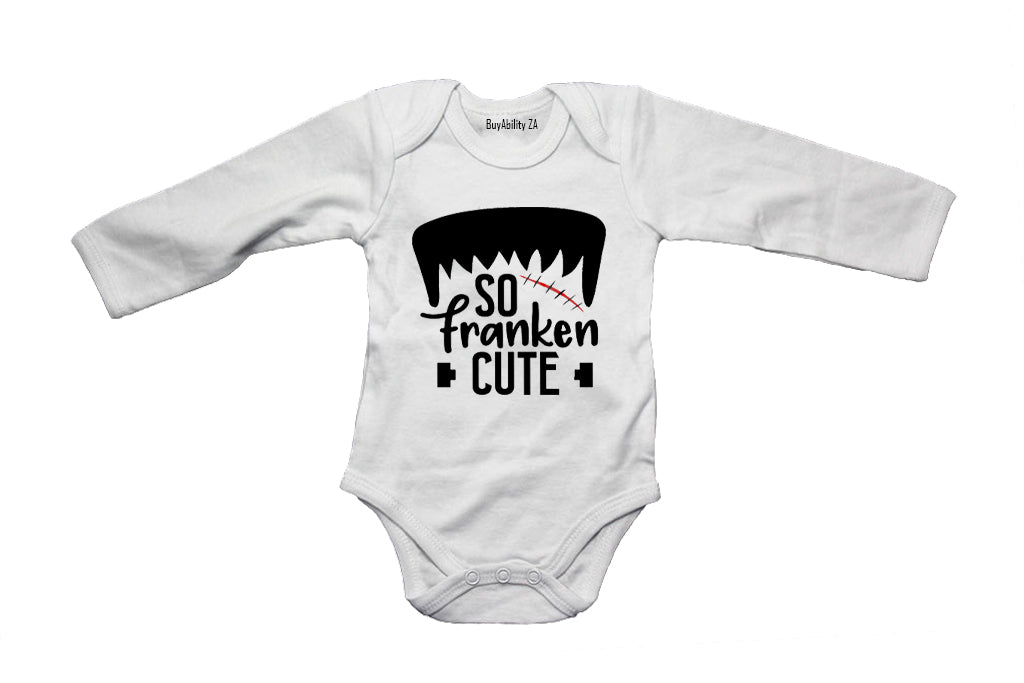 So Franken Cute, Boy - Halloween - Baby Grow