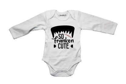 So Franken Cute, Boy - Halloween - Baby Grow