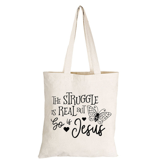 So is Jesus - Eco-Cotton Natural Fibre Bag