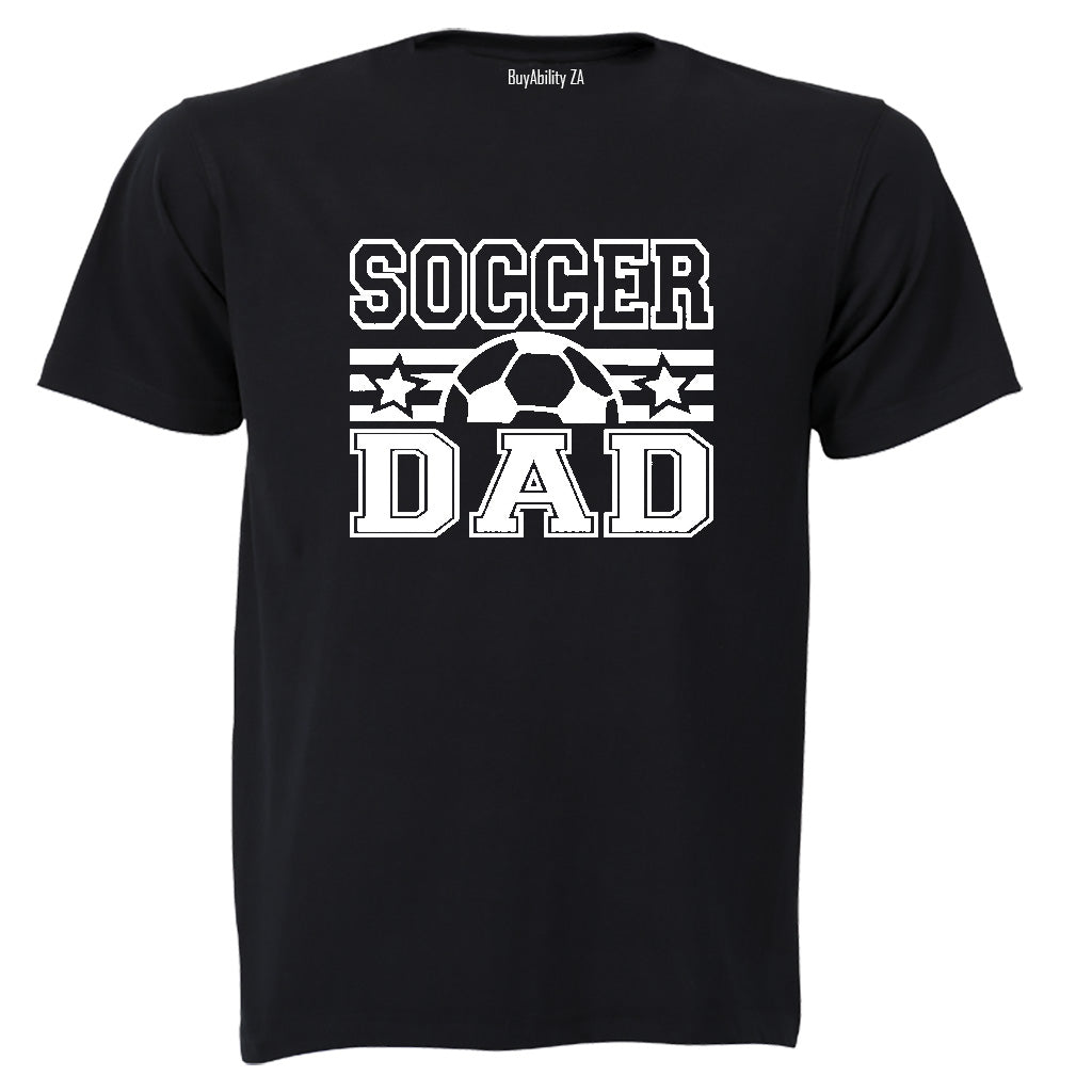 Soccer Dad - Stars - Adults - T-Shirt - BuyAbility South Africa