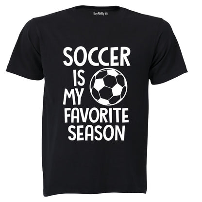 Soccer is my Favorite Season - Kids T-Shirt - BuyAbility South Africa