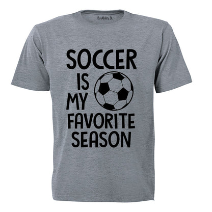 Soccer is my Favorite Season - Kids T-Shirt - BuyAbility South Africa