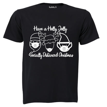 Socially Distanced Christmas - Adults - T-Shirt - BuyAbility