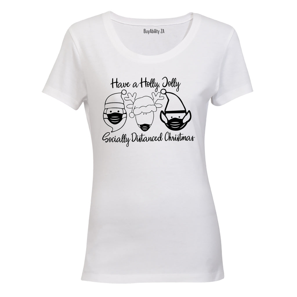 Socially Distanced Christmas - Ladies - T-Shirt