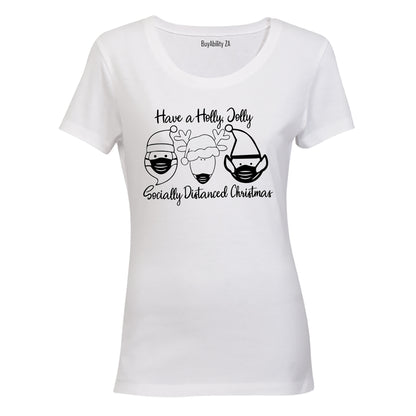 Socially Distanced Christmas - Ladies - T-Shirt