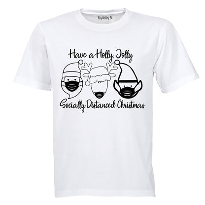 Socially Distanced Christmas - Adults - T-Shirt - BuyAbility
