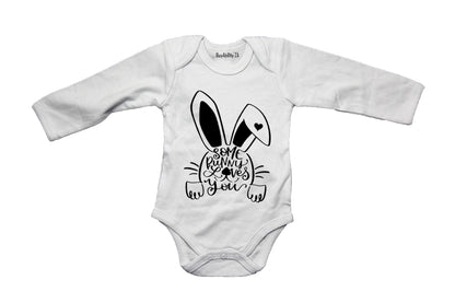 Some Bunny - Peeking Easter - Baby Grow