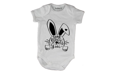 Some Bunny - Peeking Easter - Baby Grow