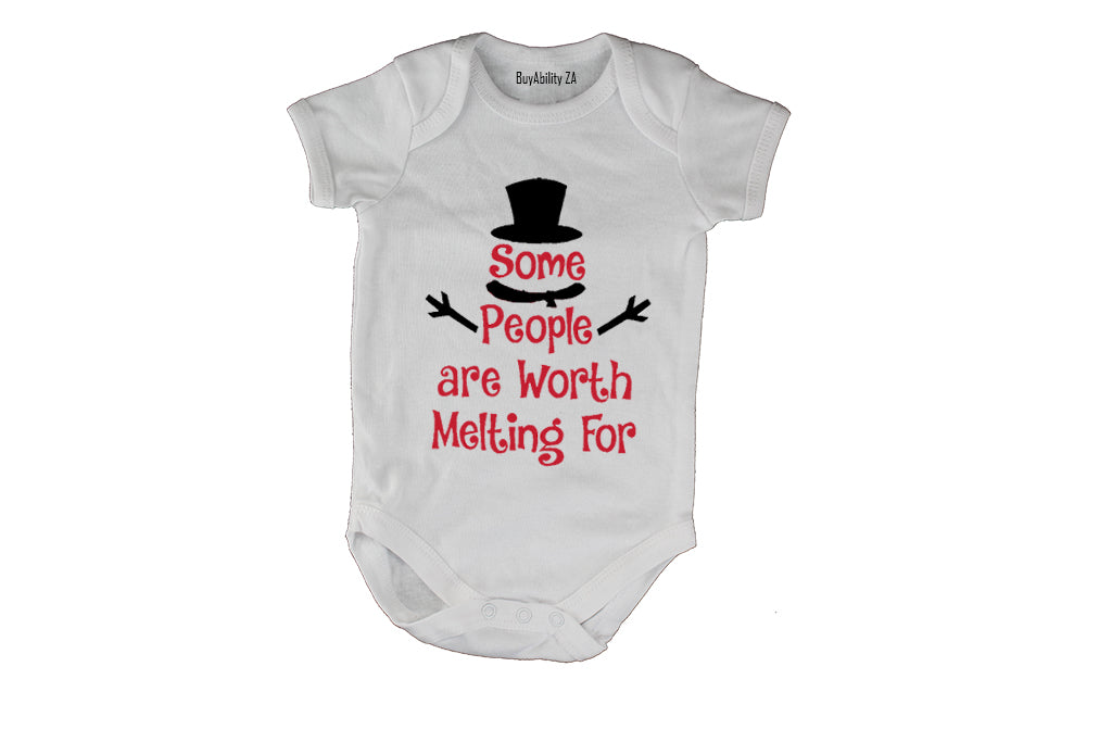 Some people are worth melting for! - Baby Grow - BuyAbility