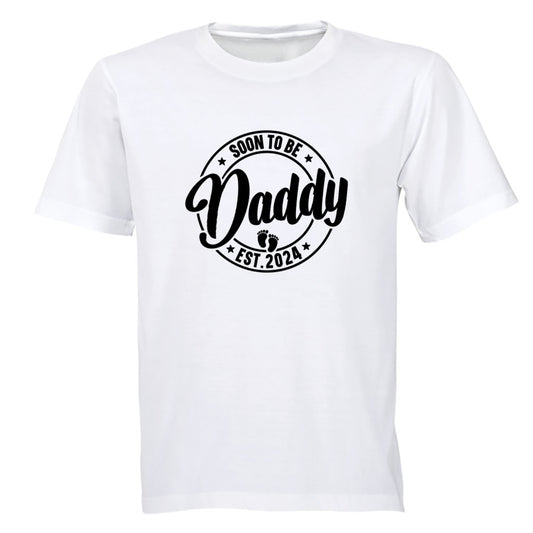 Soon To Be Daddy 2024 - Adults - T-Shirt - BuyAbility South Africa