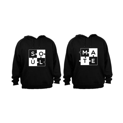Soul Mate - Puzzle - Couples Hoodies (1 Set)