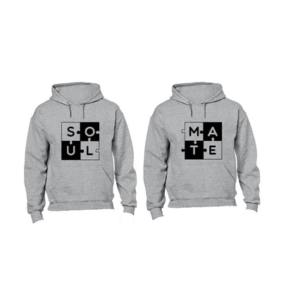 Soul Mate - Puzzle - Couples Hoodies (1 Set)