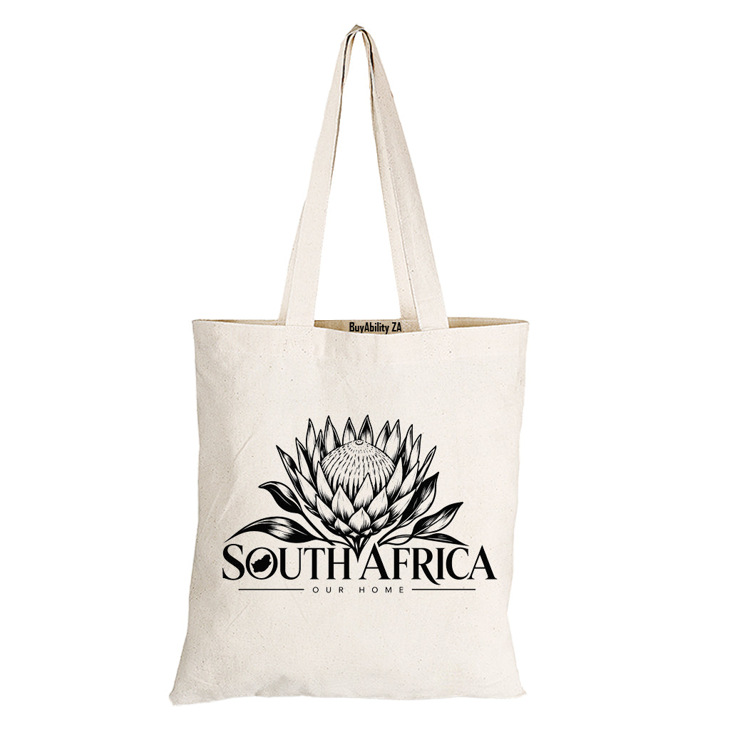 South Africa Our Home - Eco-Cotton Natural Fibre Bag - BuyAbility South Africa
