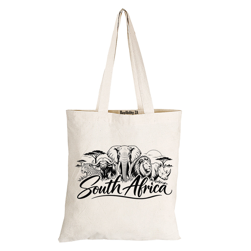 South Africa Safari - Eco-Cotton Natural Fibre Bag - BuyAbility South Africa