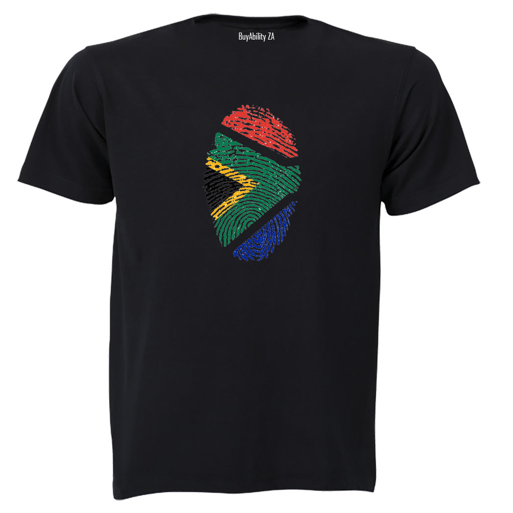 South African Thumbprint - Adults - T-Shirt - BuyAbility South Africa
