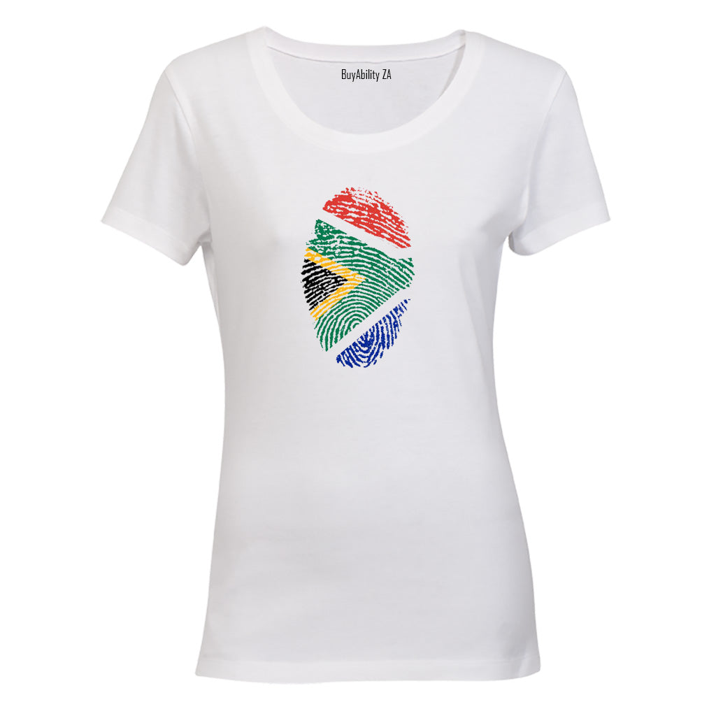 South African Thumbprint - Ladies - T-Shirt - BuyAbility South Africa