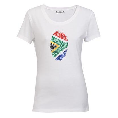 South African Thumbprint - Ladies - T-Shirt - BuyAbility South Africa