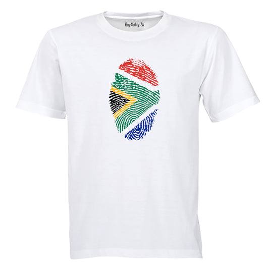 South African Thumbprint - Adults - T-Shirt - BuyAbility South Africa