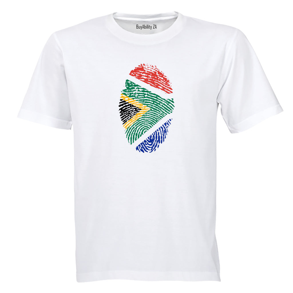 South African Thumbprint - Adults - T-Shirt - BuyAbility South Africa