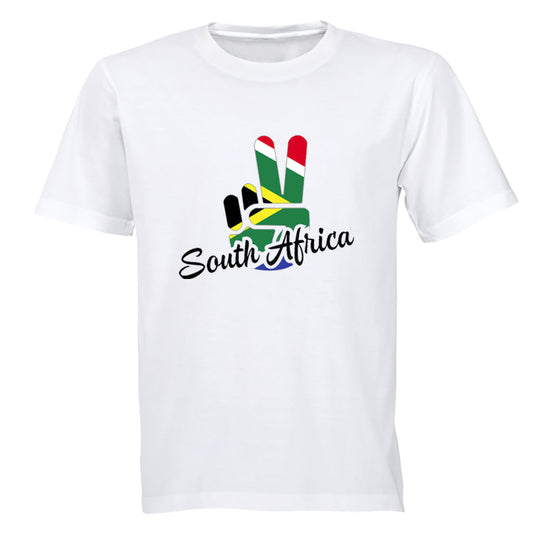 South Africa - Peace Sign - Kids T-Shirt - BuyAbility South Africa