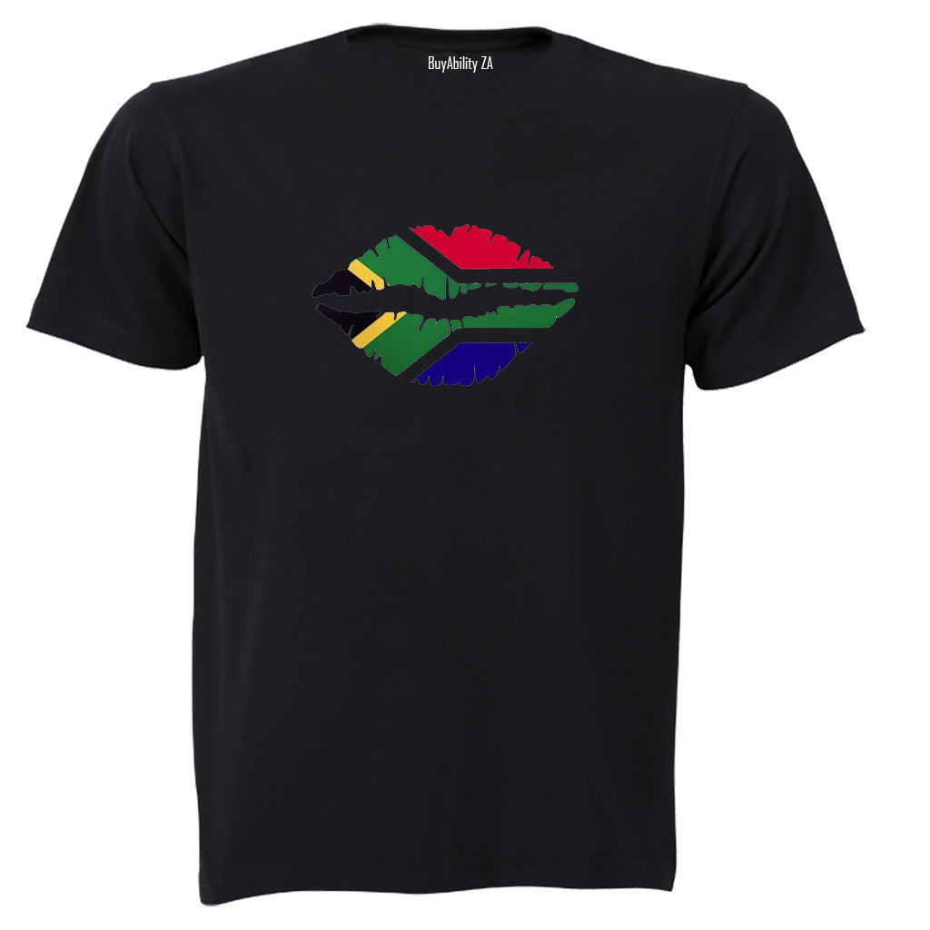 South Africa - Lips - Adults - T-Shirt - BuyAbility