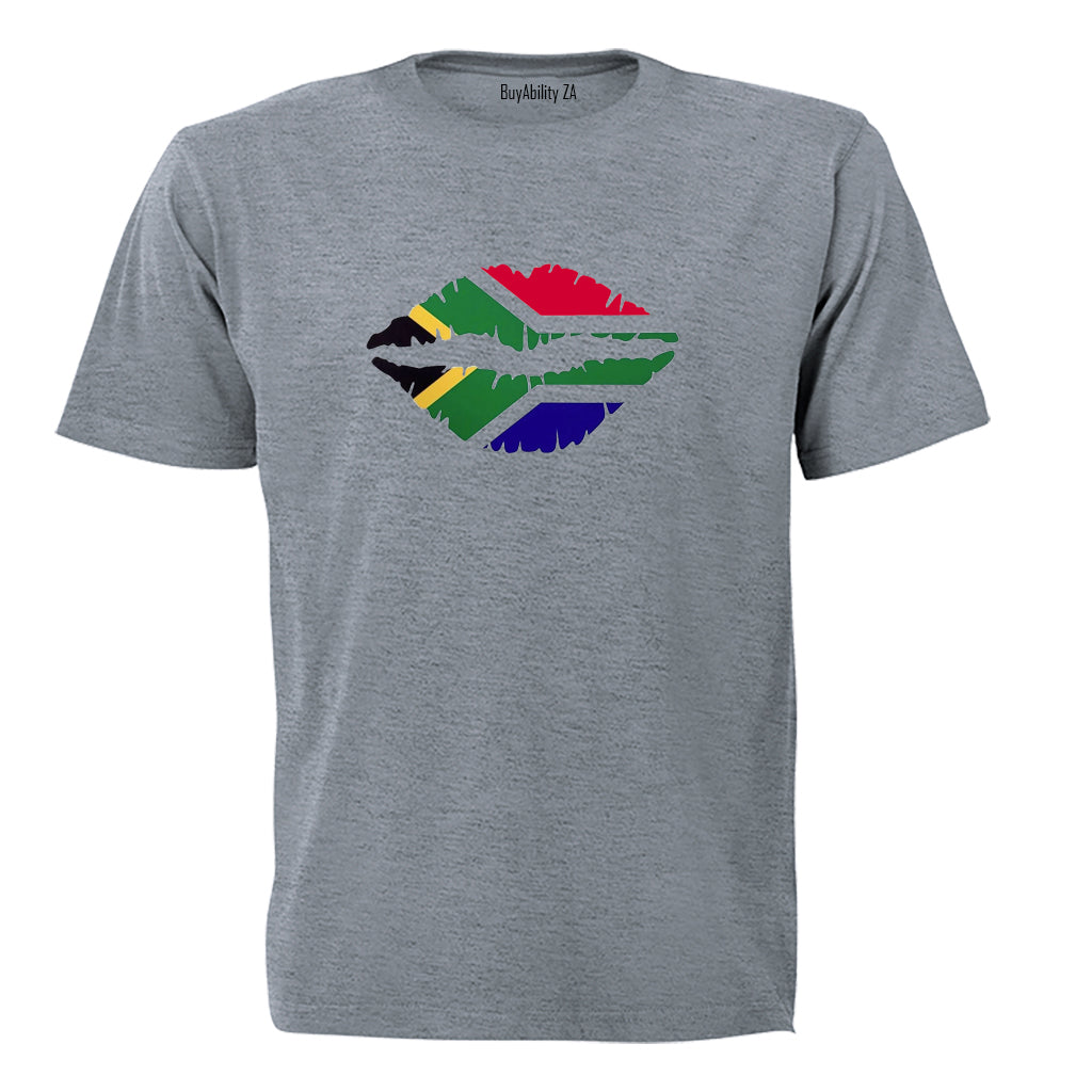South Africa - Lips - Adults - T-Shirt - BuyAbility