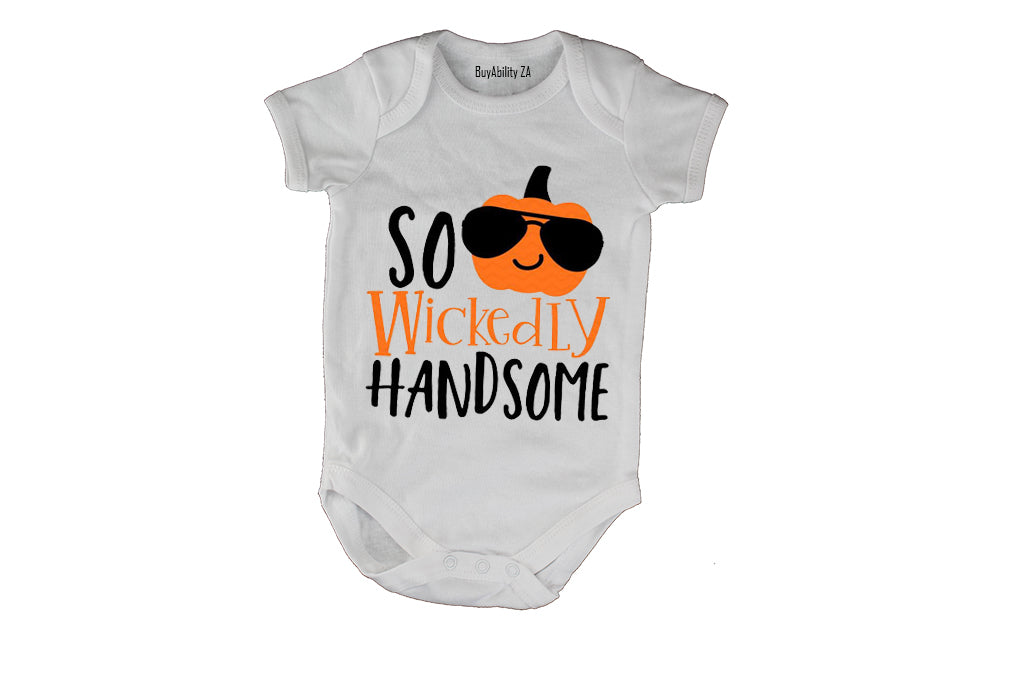 So Wickedly Handsome - Halloween - Baby Grow