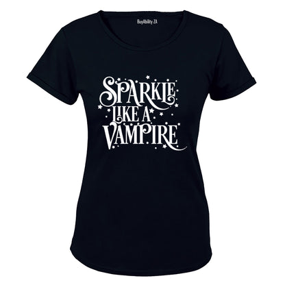 Sparkle Like a Vampire - Halloween Inspired - Ladies - T-Shirt