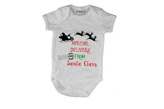 Special Delivery From Santa - Christmas - Baby Grow