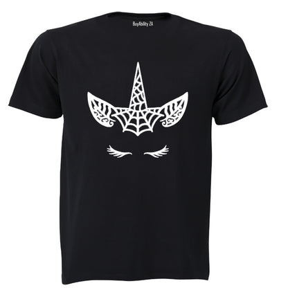 Spiderweb Unicorn - Halloween - Kids T-Shirt