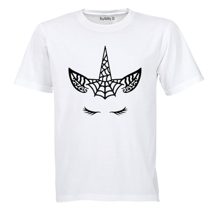 Spiderweb Unicorn - Halloween - Kids T-Shirt