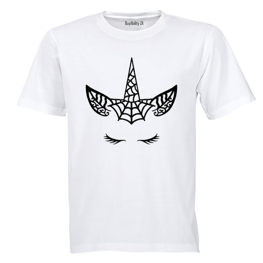 Spiderweb Unicorn - Halloween - Kids T-Shirt