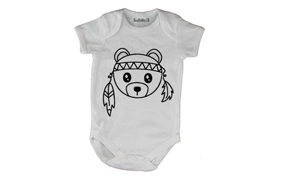 Teddy Bear Stencil - Baby Grow