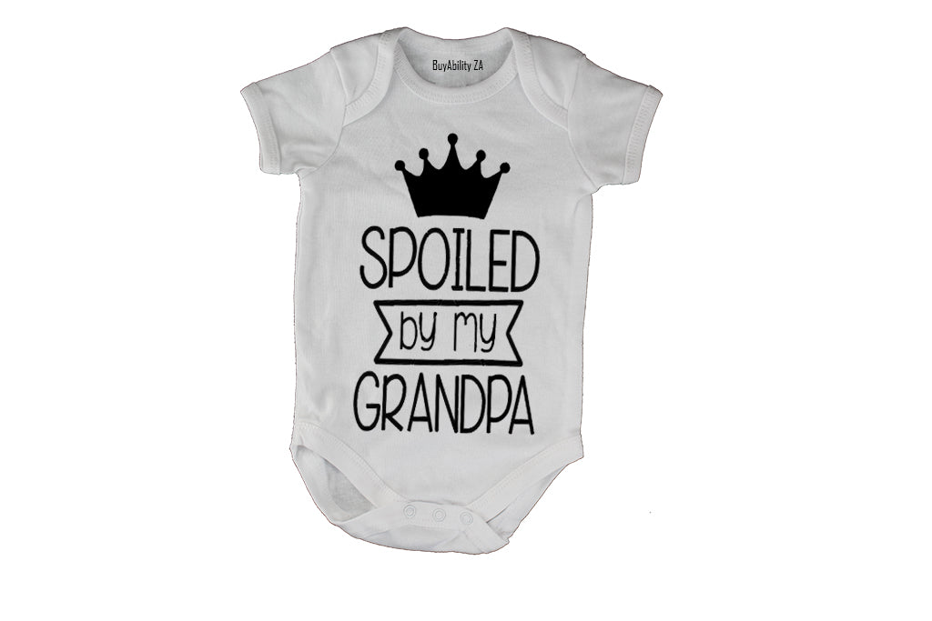 Spoiled by my Grandpa - Baby Grow
