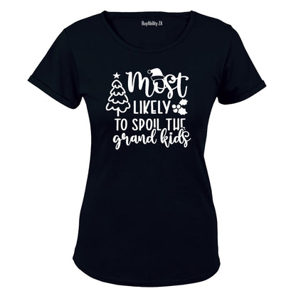 Spoil The Grand kids- Christmas - Ladies - T-Shirt - BuyAbility South Africa